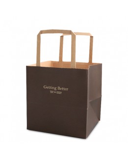 Customized take out fast food paper bag with your own logo