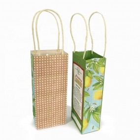 Biodegradable Small Boutique Gift Kraft Paper Shopping Bags Bulk